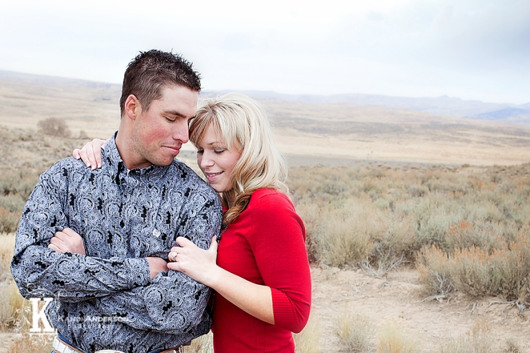 young couple from Elko engagement photography session
