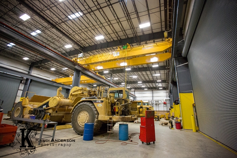Heavy Equipment and 40 ton crane industrial photography and commercial photography