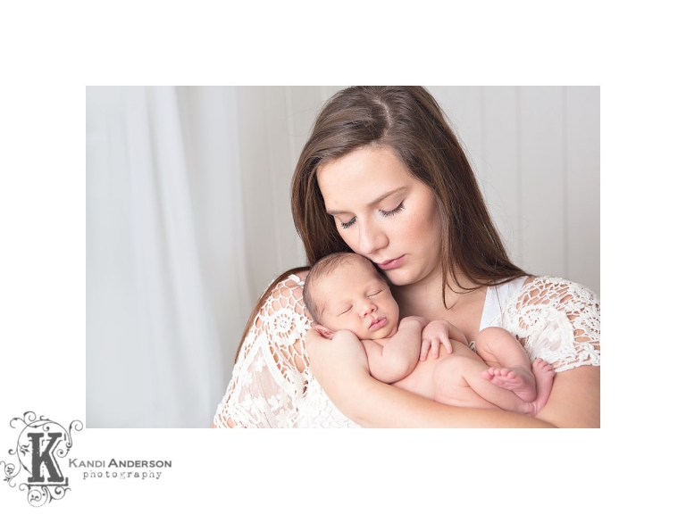 momma and baby boy at kandi anderson photograph
