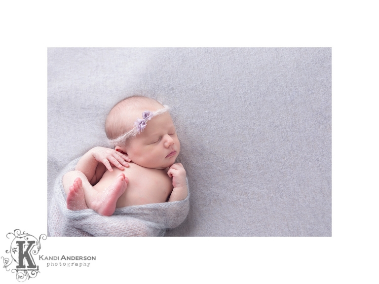 baby photography with cute delicate headband