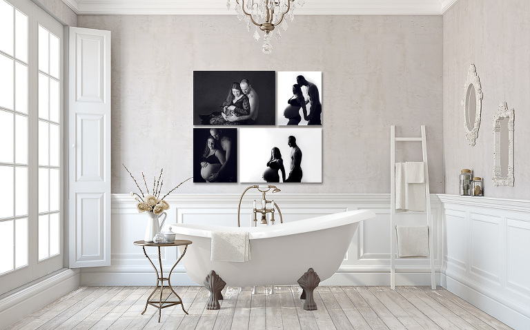 Wall display Guide for bathroom